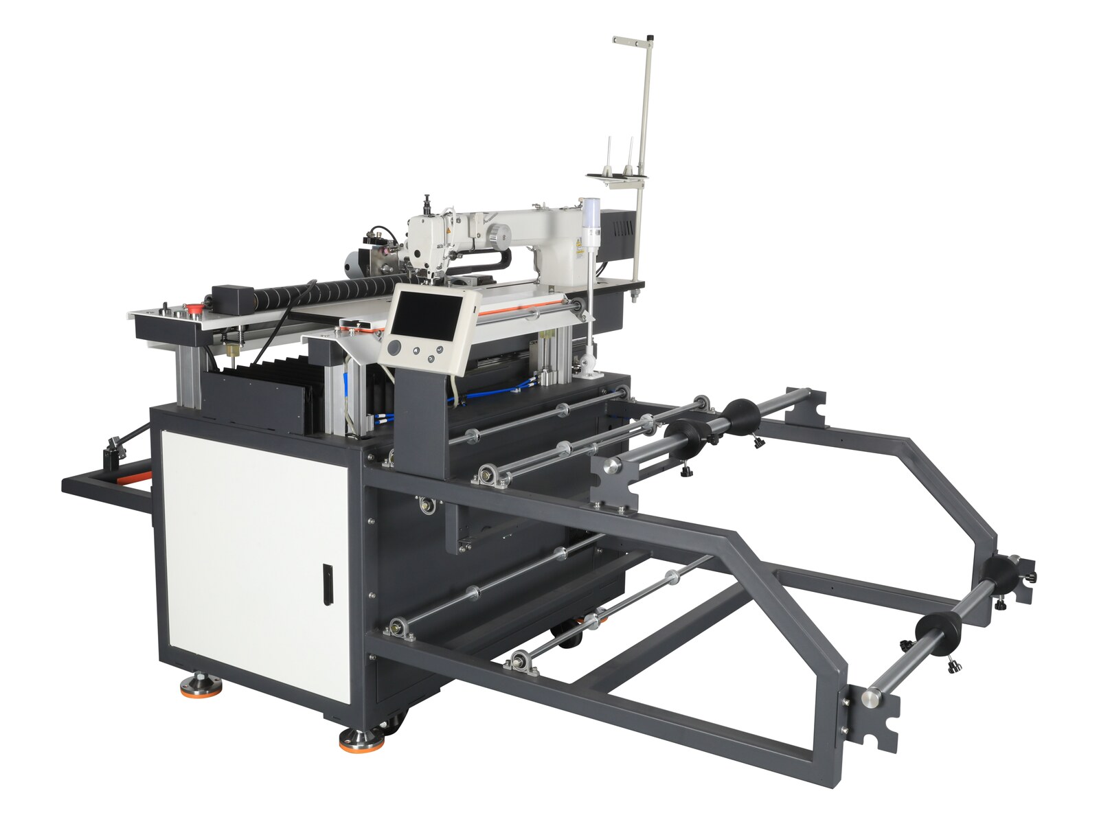 Organizer box cutting and sewing machine